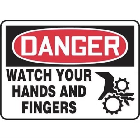 Accuform OSHA DANGER SAFETY SIGN WATCH YOUR MEQM093VS MEQM093VS